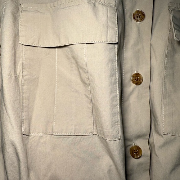 Banana Republic Utility Trench Dress Size M - Picture 5 of 11